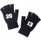 2013 Black Knit Fingerless Gloves