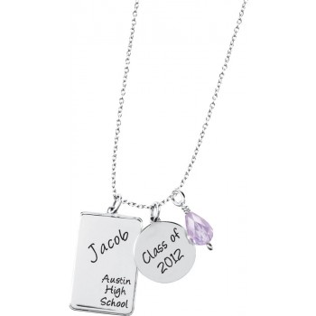 Tag Charm Necklace