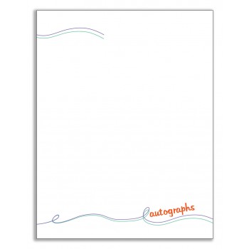 Autograph Section Size 8 - Yearbook and Accessories - Yearbook Products