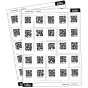 Autograph QR Code Sticker Set