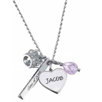 Crown Charm Necklace